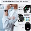 Smart Watch for Men Women Fitness: Make/Answer Call Smart Wa...