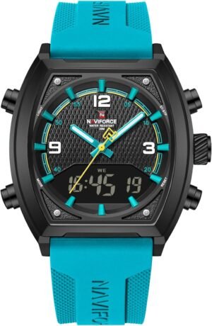 NAVIFORCE Fashion Business Mens Watches,Multifunctional Dual...