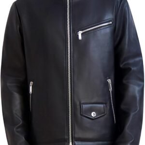 Karl Lagerfeld Paris Men's Faux Leather Biker Jacket