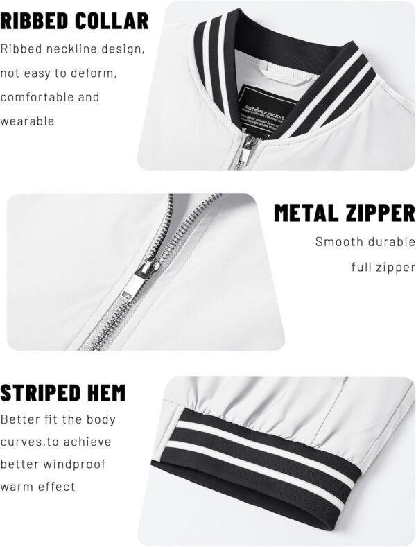 TACVASEN Men's Lightweight Jacket Casual Spring Fall Windbre...