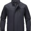 MAGCOMSEN Men's Tactical Jacket Water Resistant 6 Pockets So...