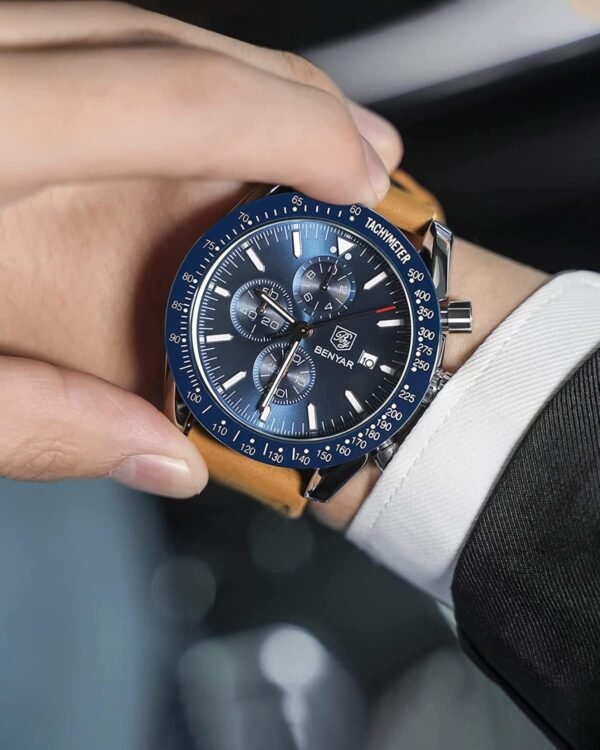 BY BENYAR Watch for Men Analog Quartz Chronograph Waterproof...