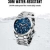 BY BENYAR Mens Watches Analog Quartz Chronograph Waterproof ...