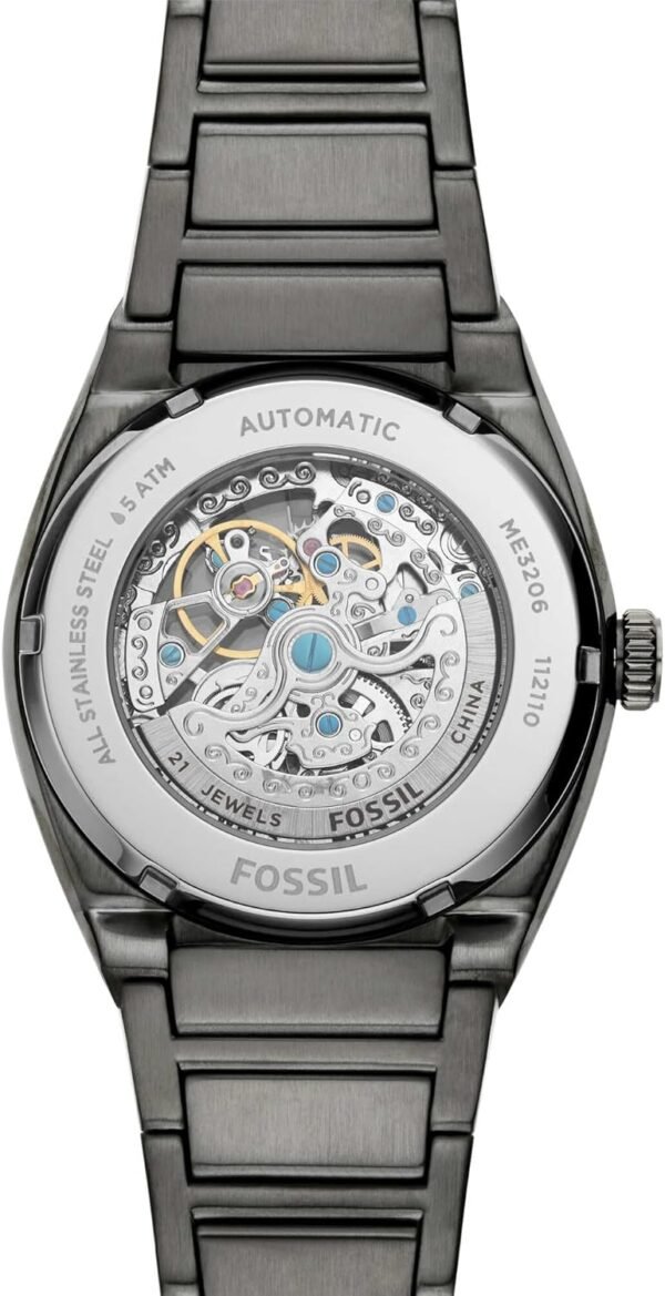Fossil Men's Everett Automatic Stainless Steel Three-Hand Wa...