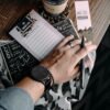 JIANDUN Mens Black Watches Minimalist Waterproof-Fashion Wri...