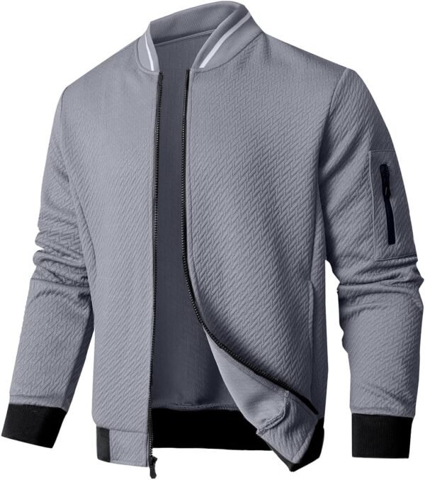 Mens Loose Fit Lightweight Jacket Casual Stylish bomber Jack...