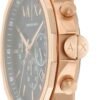 A|X Armani Exchange Chronograph Dress Watch for Men with Sta...