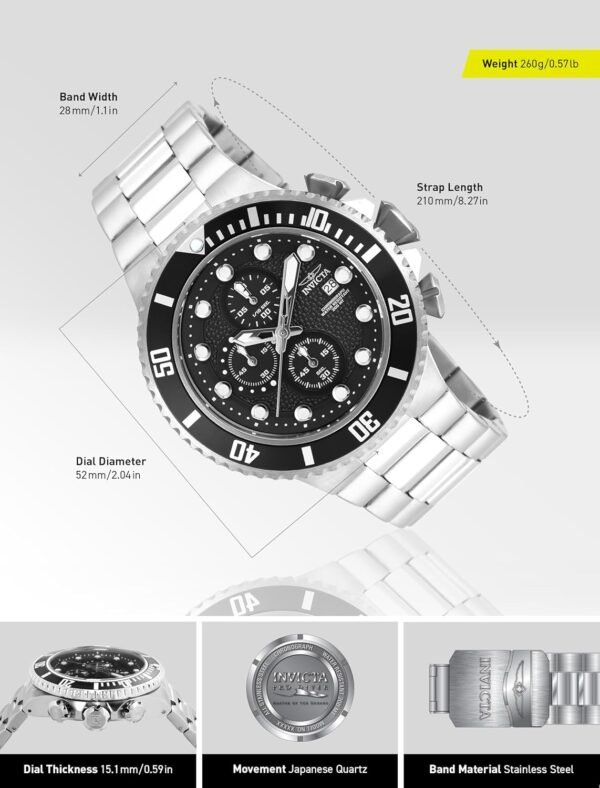 Invicta Men's 18906 Pro Diver Analog Display Japanese Quartz...