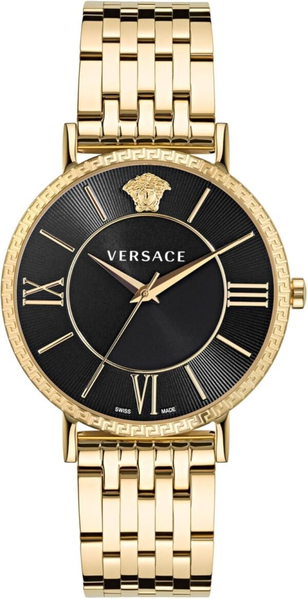 Versace V-Eternal Collection Luxury Mens Watch Timepieces wi...