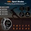 Military Smart Watch for Men (Answer/Make Call), 1,85" HD To...