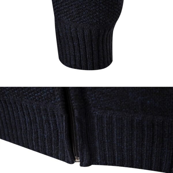 Mylldey Mens Hoodies Knit Sweater, Full Zip Fleece Lined Car...