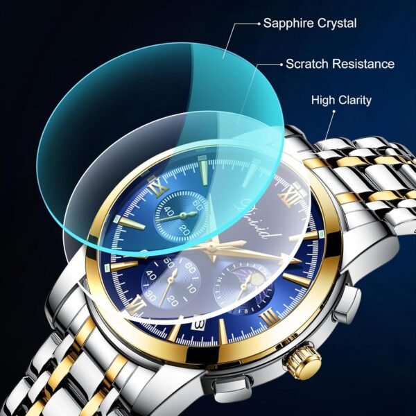 Watches for Men, Business Dress Mens Watches Chronograph Ana...