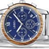 Wooden Men Watches Luxury Stylish Watch Wood & Stainless Ste...