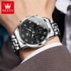 OLEVS Men Multifunction Watch, Multi Dial Waterproof Luminou...
