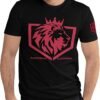 Astonix Clothing Men's Crown Lion Logo T-Shirt, Pre-Shrunk F...