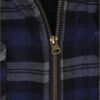 ZENTHACE Men's Sherpa Lined Full Zip Hooded Plaid Shirt Jack...
