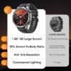 Military Smart Watch for Men (Answer/Make Call), 1,85" HD To...