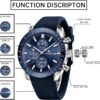 BENYAR AKNIGHT Mens Watches 45mm Big Face Waterproof Analog ...