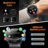 Military Smart Watch for Men (Answer/Make Call), 1,85" HD To...