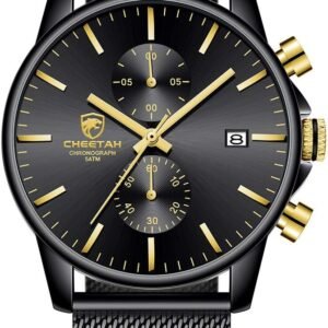 GOLDEN HOUR Mens Watch Fashion Sleek Minimalist Quartz Analo...