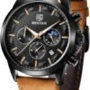 BY BENYAR Mens Watches Analog Quartz Chronograph Waterproof ...
