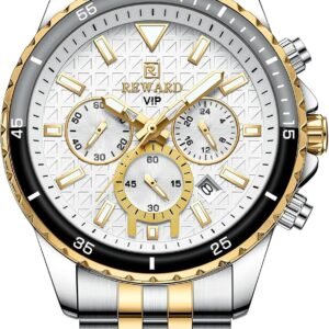 REWARD Men's Wrist Watches Fashion Business Dress Stainless ...