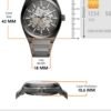 Fossil Men's Everett Automatic Stainless Steel Three-Hand Wa...