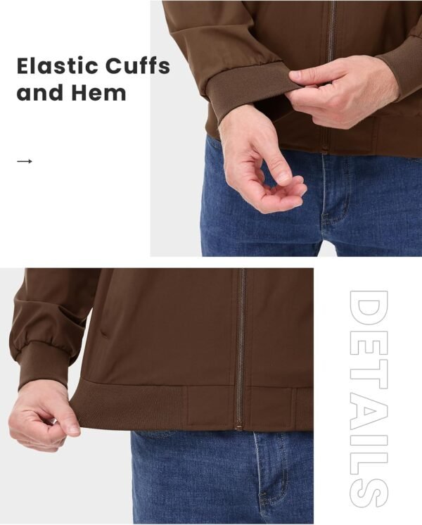 TBMPOY Men's Bomber Jackets Lightweight Light Windbreaker Ca...