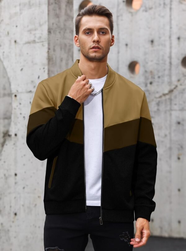 HYPESTFIT Mens Lightweight Jacket Casual Bomber Jacket Color...