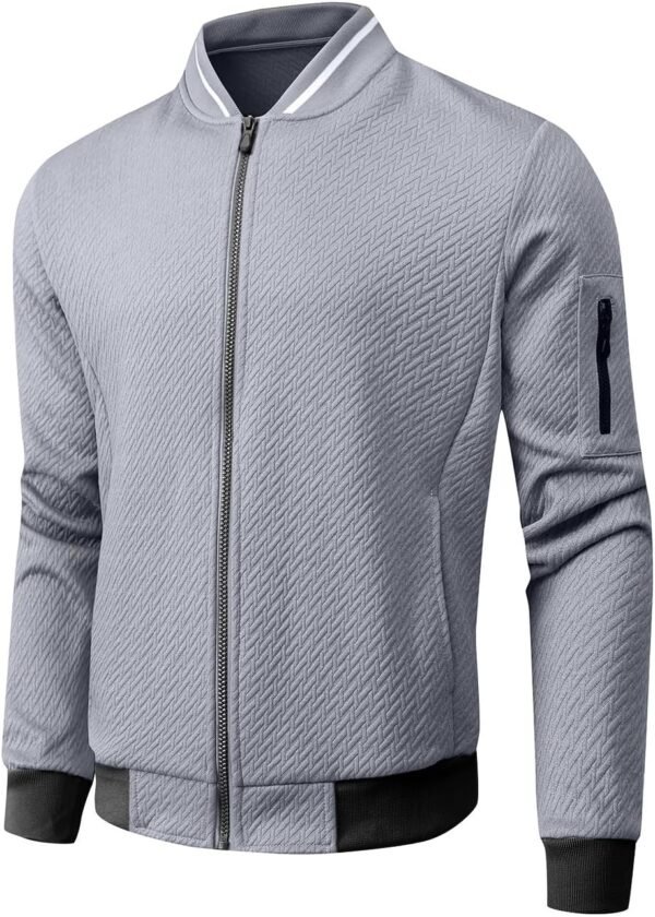 Mens Loose Fit Lightweight Jacket Casual Stylish bomber Jack...