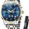 OLEVS Men Multifunction Watch, Multi Dial Waterproof Luminou...