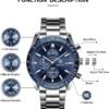 BY BENYAR Watch for Men Analog Quartz Chronograph Waterproof...
