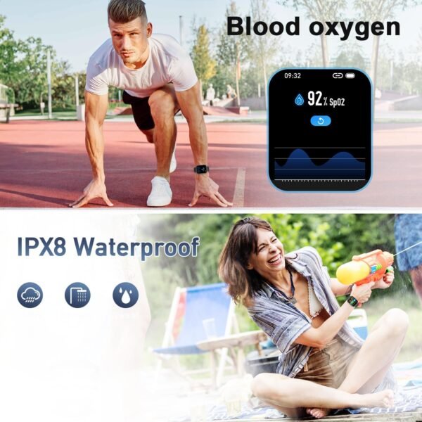 Smart Watch for Men Women Fitness: Make/Answer Call Smart Wa...