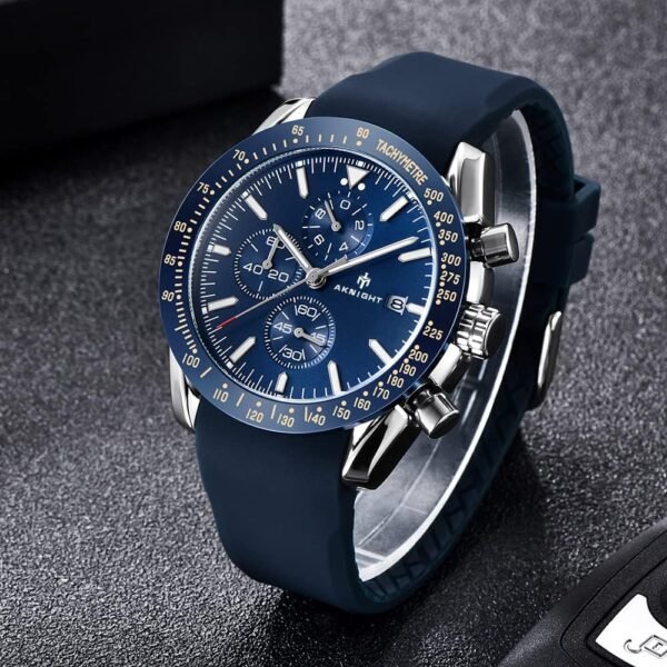 BENYAR AKNIGHT Mens Watches 45mm Big Face Waterproof Analog ...
