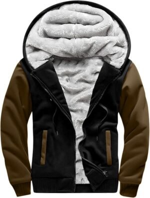 MACHLAB Men's Pullover Winter Workout Fleece Hoodie Jackets ...