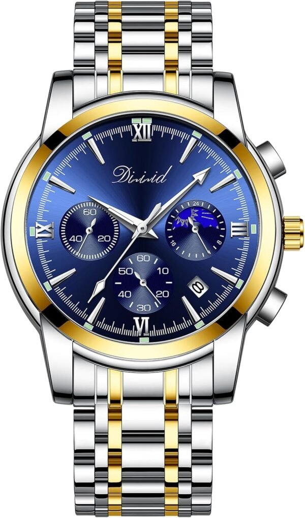 Watches for Men, Business Dress Mens Watches Chronograph Ana...