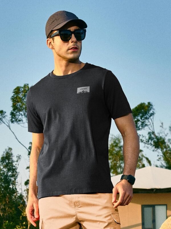 NORTHYARD Men's Heavyweight Cotton T-Shirts Crewneck Short S...