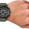 PINDOWS Watch for Men, Waterproof Big Dial Analog Digital Sp...