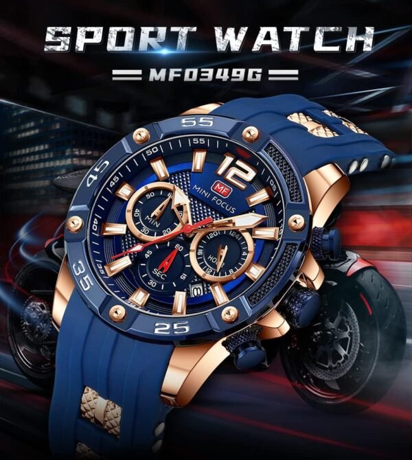 AIMES Watch for Men Sport Military Waterproof Chronograph Me...
