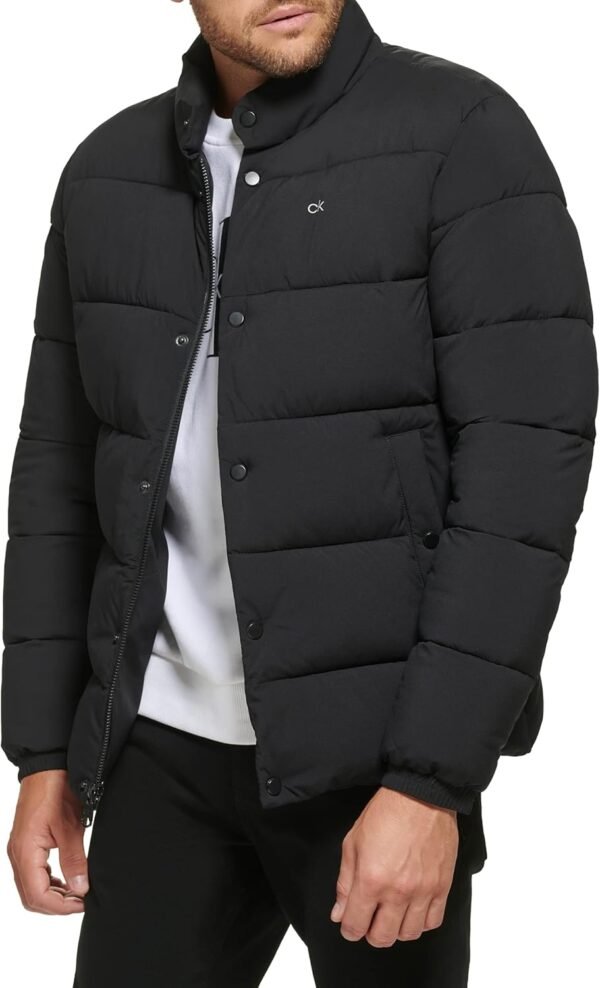 Calvin Klein Men's Snap Front Puffer Jacket