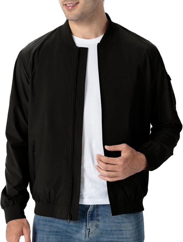 TBMPOY Men's Lightweight Bomber Jackets Light Windbreaker Ca...