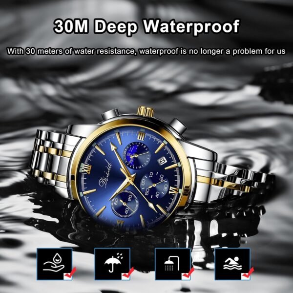 Watches for Men, Business Dress Mens Watches Chronograph Ana...