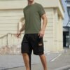 MensT Shirts Casual Crewneck Short Sleeve Cotton Tee Shirts ...