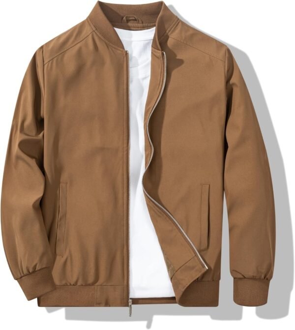 Men's Bomber Jacket Fashion Stylish Lightweight Windbreaker ...