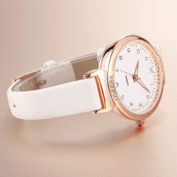 NUOVO Women's Silicone Sports Watch - Crystal Accented Leath...