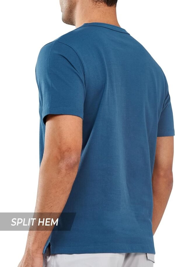 NORTHYARD Men's Henley Shirts Casual Short Sleeve Heavy Cott...