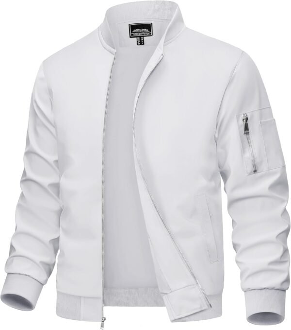 MAGCOMSEN Men's Bomber Jacket Lightweight Casual Windbreaker...
