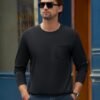 Cotrasen Men's Long Sleeve T-Shirts Cotton Casual T Shirts f...