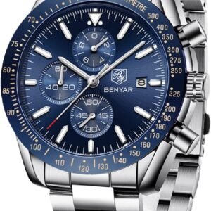 BY BENYAR Watch for Men Analog Quartz Chronograph Waterproof...