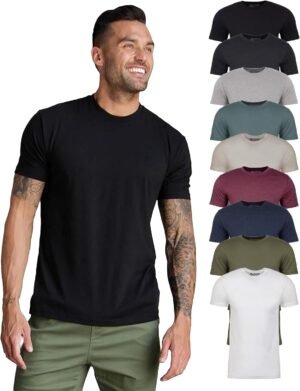 INTO THE AM Mens T Shirt - Short Sleeve Crew Neck Soft Fitte...
